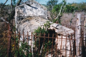 Lino's grave (from back)